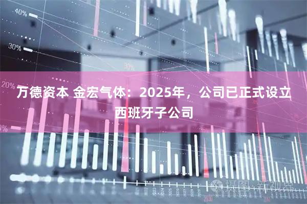 万德资本 金宏气体：2025年，公司已正式设立西班牙子公司